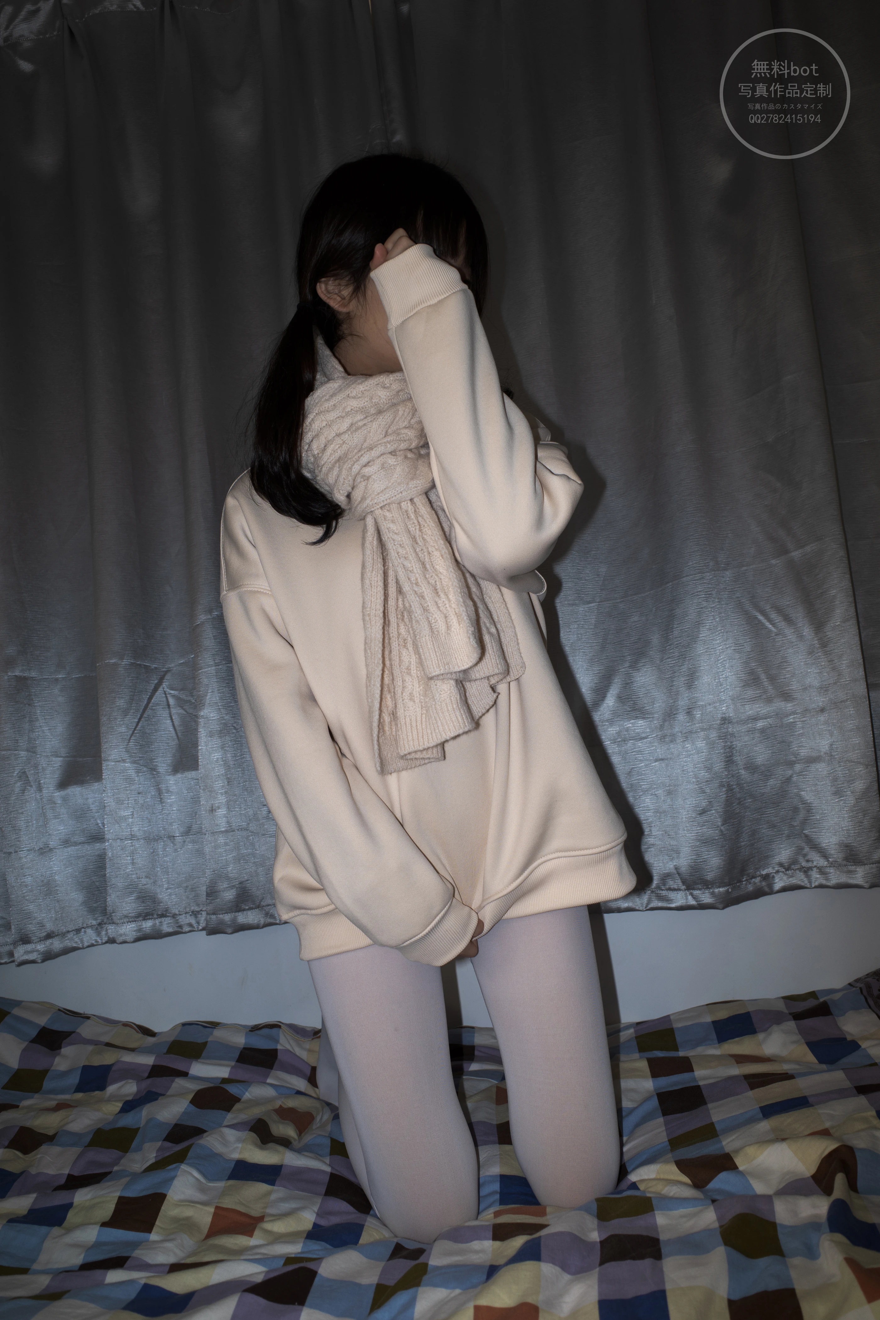 森萝财团 有料 NO.024 小香 阴暗小房间里的白丝双马尾萝莉 [84P]插图8